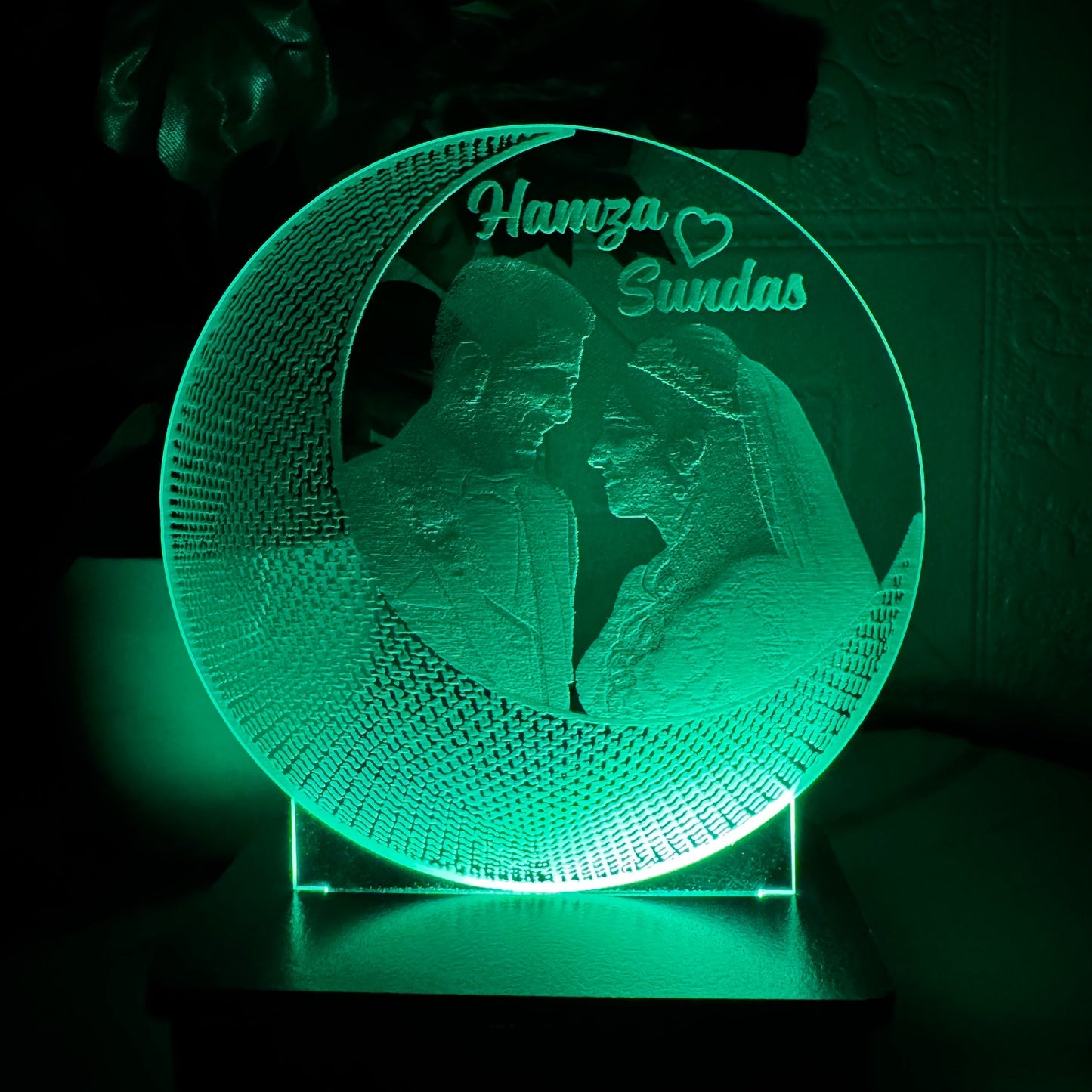 P3- Moon 3D Customized Picture Illusion Lamp